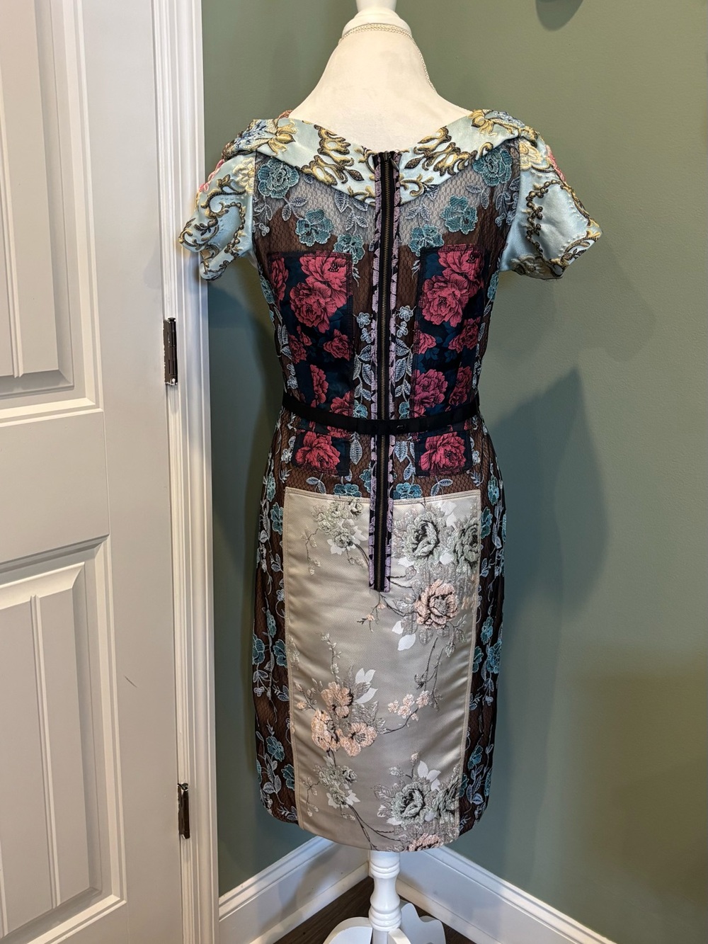Byron Lars Beguile Anthropologie Brocade Sheath Dress - Picture 3 of 8